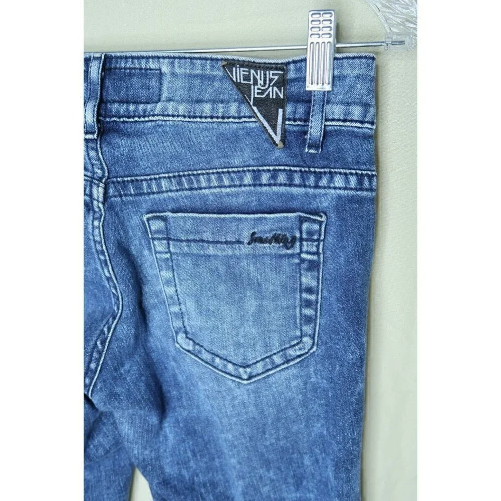 Edwin Something Vienus Capri Jeans Denim Japan Women's Size Small Actual 26x21